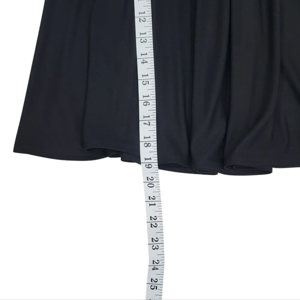 Black Pleated Skirt Balletcore Sporty Tennis Girlie Flared Women’s L/XL - Picture 10 of 12